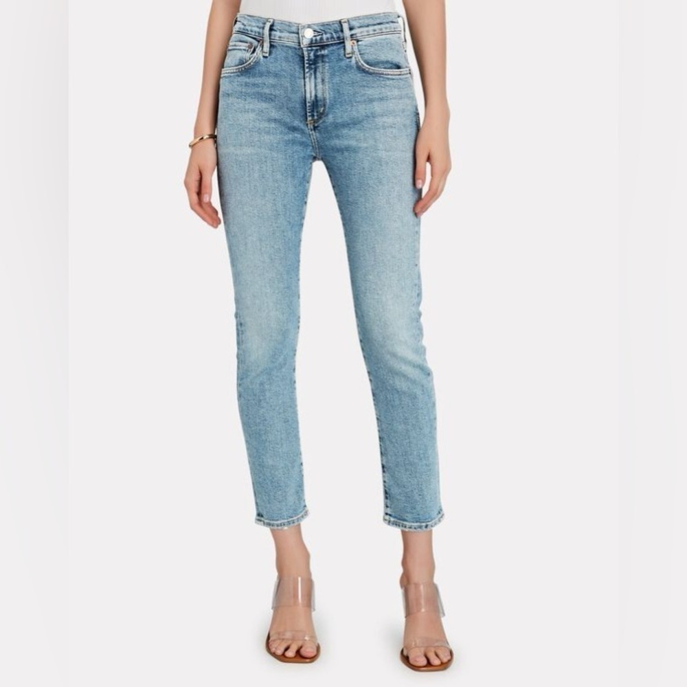 Agolde Toni Mid Rise Straight Jeans
